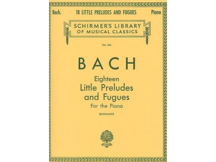 Bach - 18 malých preludií a fuget