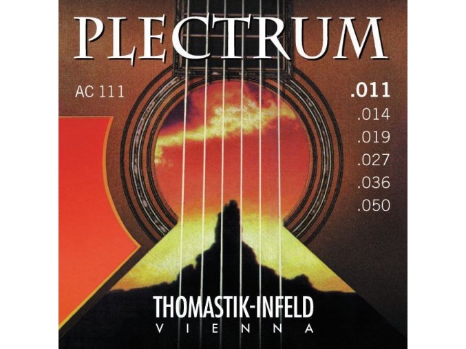 Struny na akustickou kytaru Thomastik Plectrum AC110
