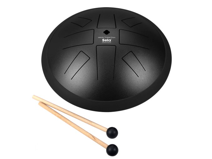 sela 10 melody tongue drum black