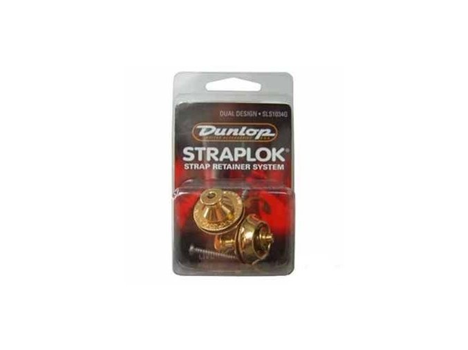 Zámky na popruh DUNLOP Straplok SLS 1034G - Gold