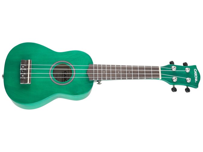 Akustické ukulele CASCHA HH 3963 Soprano Ukulele Green Set