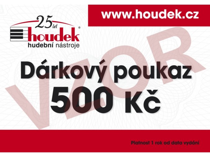 Dárkový poukaz 500 Kč