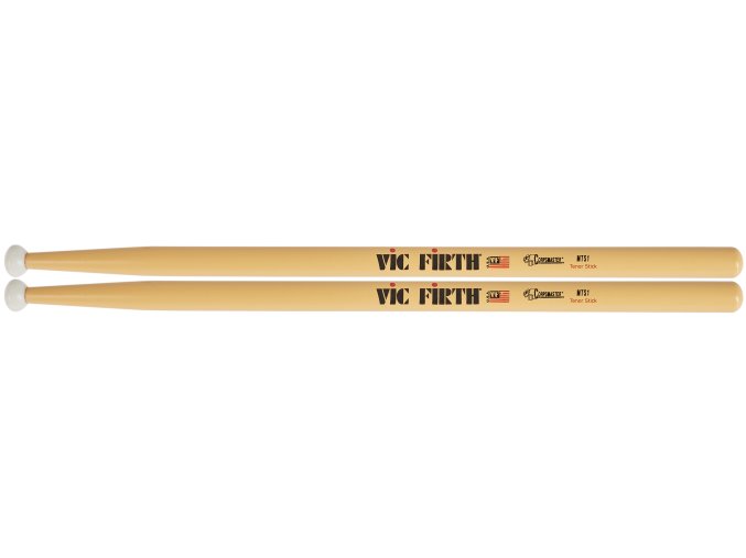 Hickorové paličky VIC FIRTH Corpsmaster® Multi-Tenor stick -- nylon tip