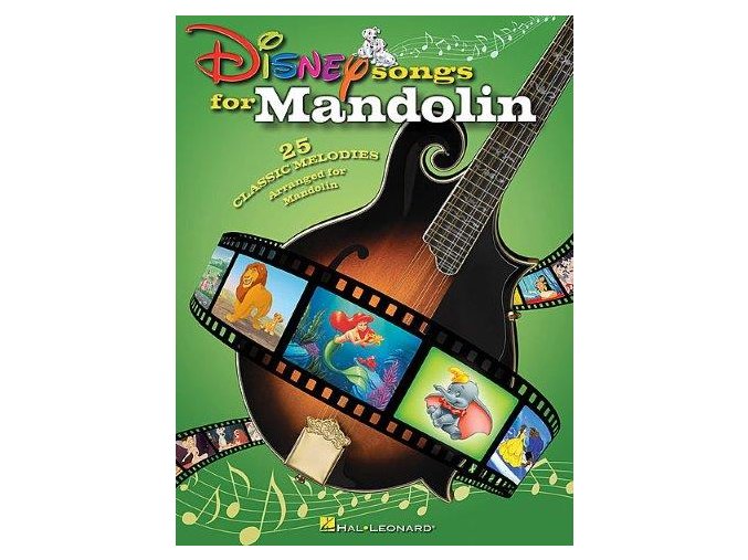 Disney Songs For Mandolin (noty, tabulatury na mandolínu)