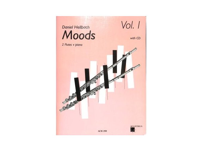 Moods 1 + CD - Hellbach Daniel - skladby pro dvě příčné flétny a klavír