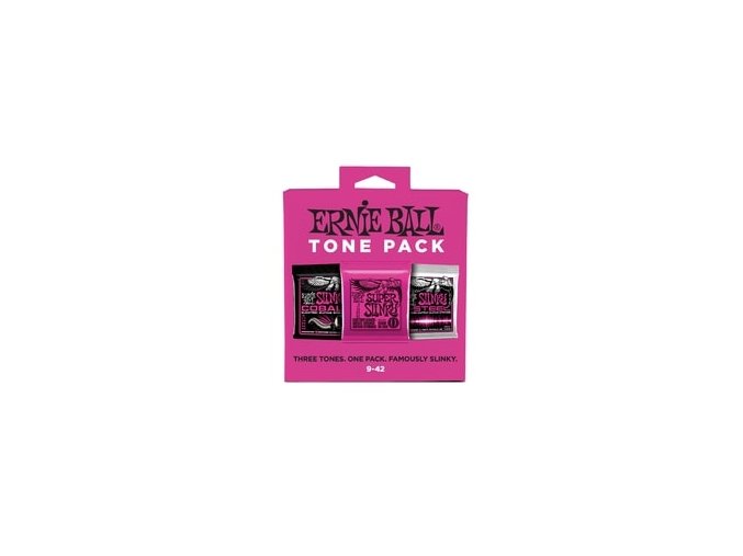 3333 Ernie Ball Super Slinky Electric Strings 3-pack(Slinky, Cobalt, M-Steel) .009-.042 struny na elektrickou kytaru