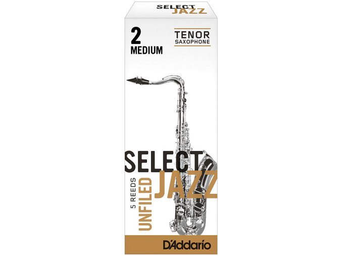 D'Addario Select Jazz Unfiled tenor sax 2M
