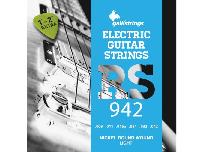 Struny na elektrickou kytaru Galli Rock Star RS942