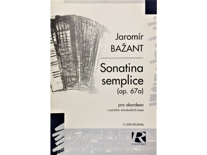 34327 jaromir bazant sonatina semplice pro akordeon op 67a