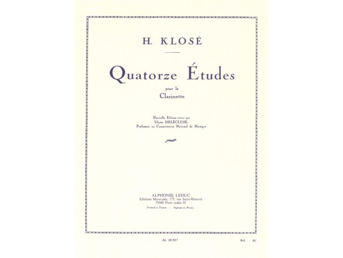 45759 noty pro klarinet 14 etudes op18