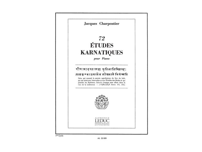 45822 noty pro piano 72 etudes karnatiques cycle 01