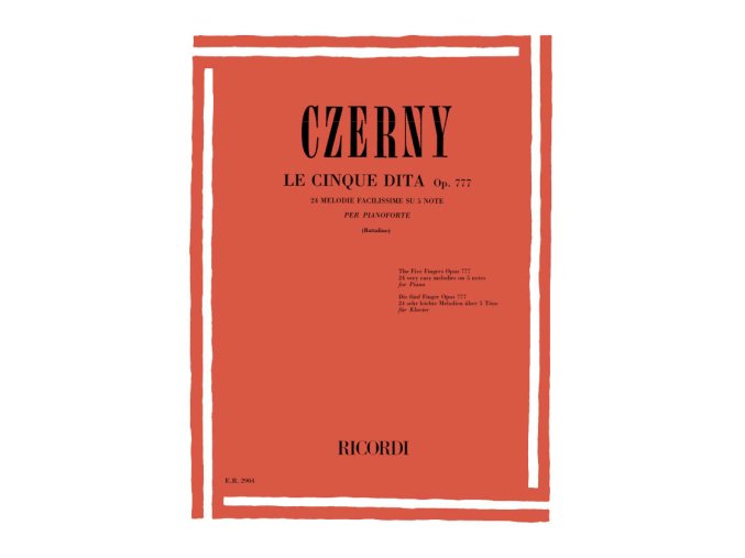 48414 noty pro piano le cinque dita op 777