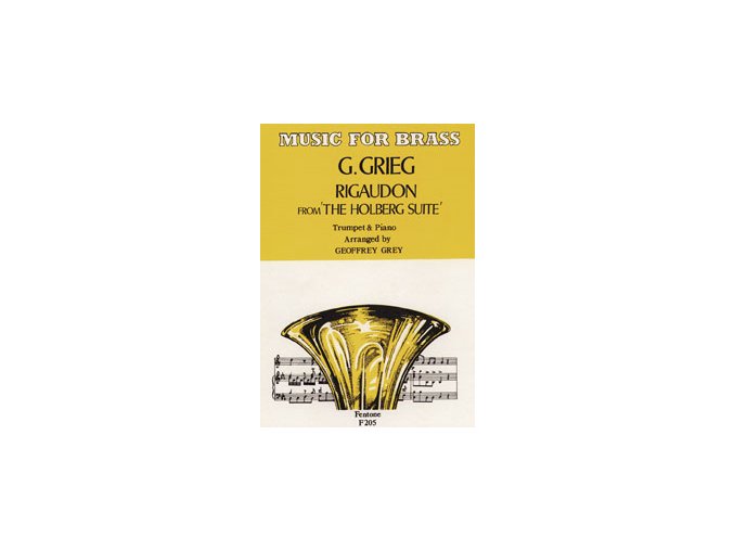 48864 noty pro trubku rigaudon from the holberg suite