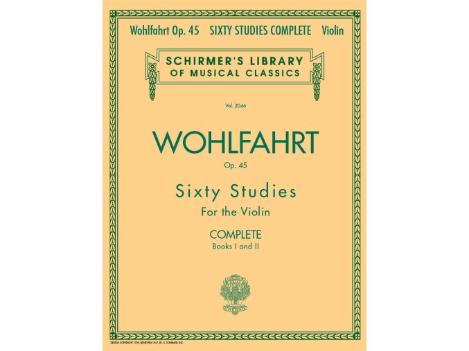 51987 noty pro housle franz wohlfahrt 60 studies op 45 complete