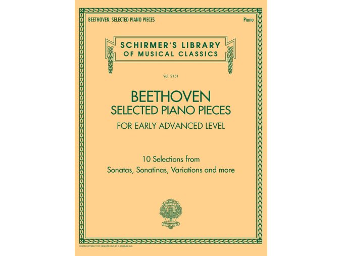 52074 noty pro piano beethoven selected piano pieces