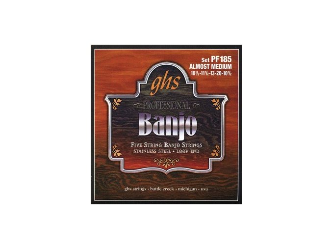 Struny na banjo GHS PF 185