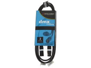 DMX kabel ADJ AC-DMX3/3 3 p. XLRm/3 p. XLRf 3m DMX