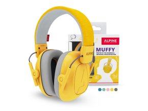 Dětská izolační sluchátka ALPINE Muffy Yellow