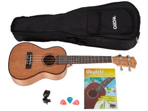 Ukulele komplet CASCHA HH 2036 Concert Mahogany Ukulele Bundle