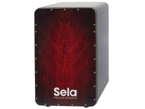Cajon SELA CaSela Black Red Dragon
