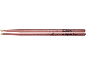 Hickorové paličky ZILDJIAN 5A Chroma Pink (Metallic Paint)