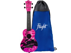 Flight UTS 40 PINK RULES Soprano ULTRA Travel Series Ukulele 1
