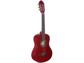 Stagg C410 M RED, klasická kytara 1/2, červená