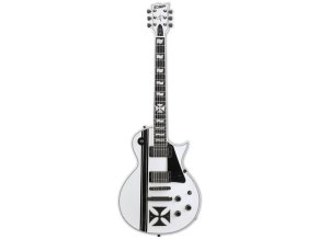 ESP JAMES HETFIELD IRON CROSS SNOW WHITE