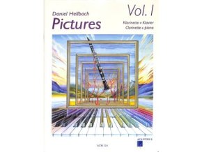 Pictures 1 + CD klarinet a klavír od Hellbach Daniel