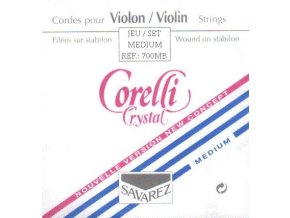Struny na housle Corelli Crystal 700 MB