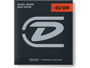 Struny na čtyřstrunnou basovou kytaru DUNLOP DBS45100