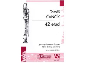 33028 1 42 etud pro sopranovou fletnu hoboj saxofon tomas cancik