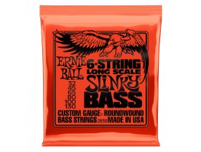 Struny na baskytaru Ernie Ball 6-string Slinky Bass EB 2838