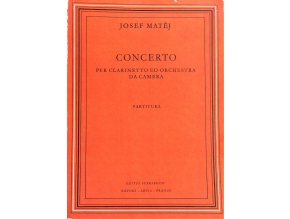 35164 josef matej koncert pro klarinet a komorni orchestr
