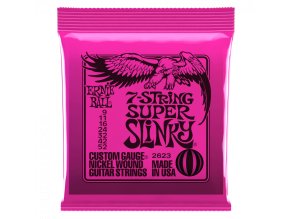 Struny na kytaru Ernie Ball 7-string SuperSlinky EB 2623