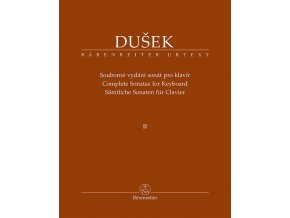 37033 souborne vydani sonat pro klavir ii dusek frantisek xaver