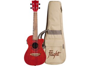 Ukulele koncertní FLIGHT DUC380 CEQ CORAL