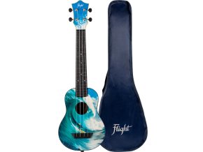 Ukulele sopránové FLIGHT TUSL25 Surf Travel, Longneck