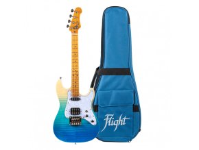 Ukulele elektrické tenorové Flight - Pathfinder Transparent