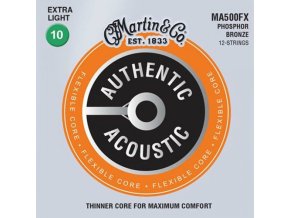 Struny na 12-ti strunnou akustickou kytaru MARTIN MA500FX