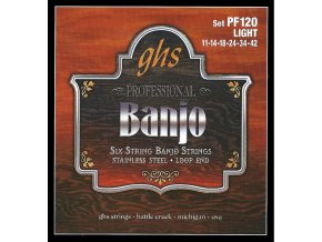 Struny na banjo GHS PF 120 11-42
