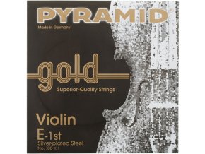 Struny na housle PYRAMID GOLD VIOLIN STRINGS 4/4