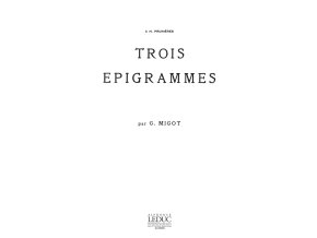 45696 noty pro piano 3 epigrammes