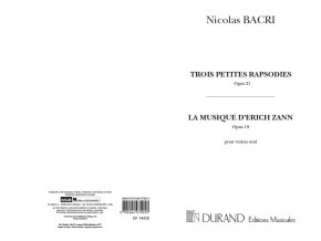 47493 noty pro housle trois petites rapsodies opus 21