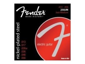 Fender Super 250 Guitar Strings, Nickel Plated Steel, Ball End, 250H Gauges .012-.052