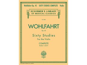 51987 noty pro housle franz wohlfahrt 60 studies op 45 complete