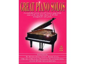 53853 noty pro piano great piano solos the show book