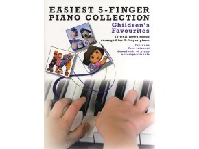 54006 noty pro piano easiest 5 finger piano collection children s favo