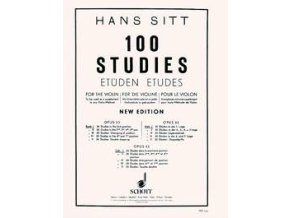 55509 noty pro housle 100 studies etuden etudes opus 32 vol 1