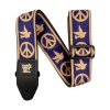 Kytarový popruh ERNIE BALL 4699 Navy Blue Peace Love